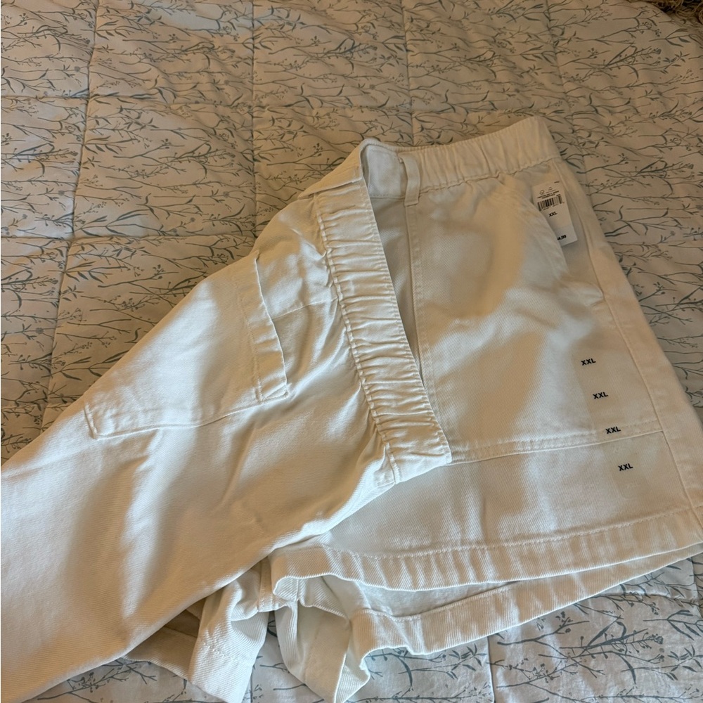GAP Factory Women's Cream Jean Shorts